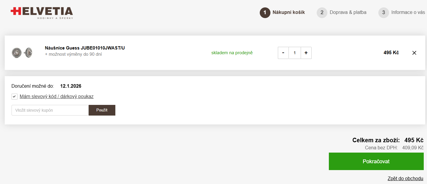 Helvetia slevový kód