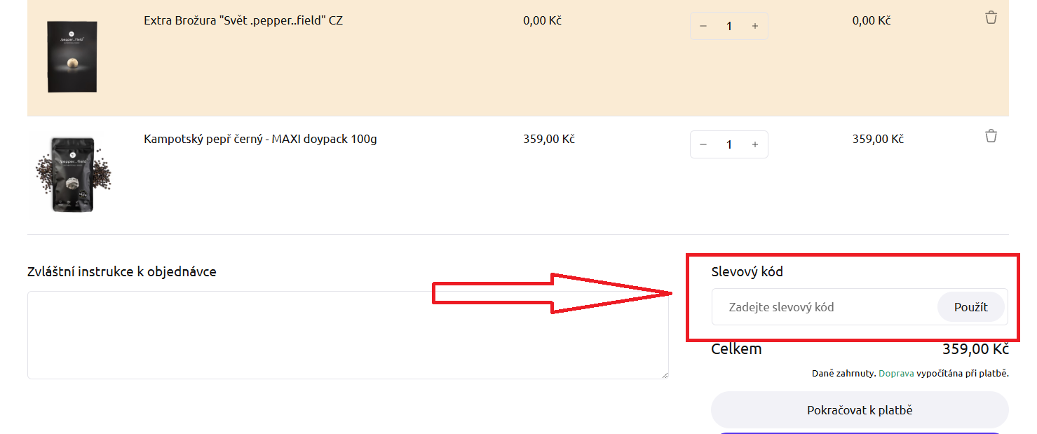 Pepper Field košík