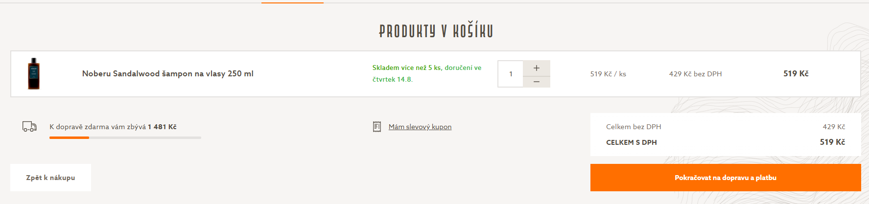 Luxusní holení slevový kód