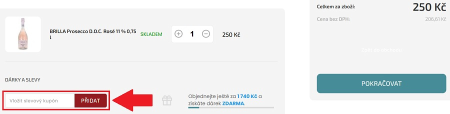 Top alkohol košík