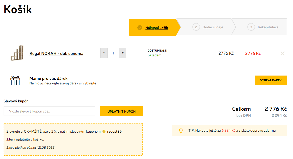 ATAN nábytek slevový kód