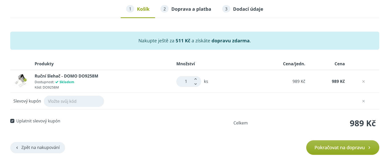 DOMO-elektro slevový kód