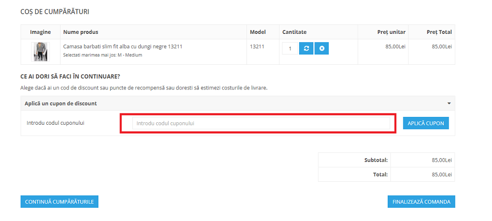 Cod reducere DeHaine