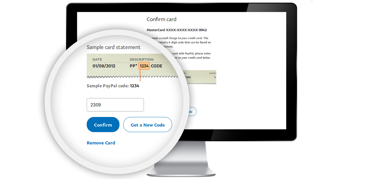Confirm this. PP*1234code PAYPAL. PAYPAL confirm Card. Sample Card Statement PP*1234 - X,XX $ это. PP*1234code - x,XX $.